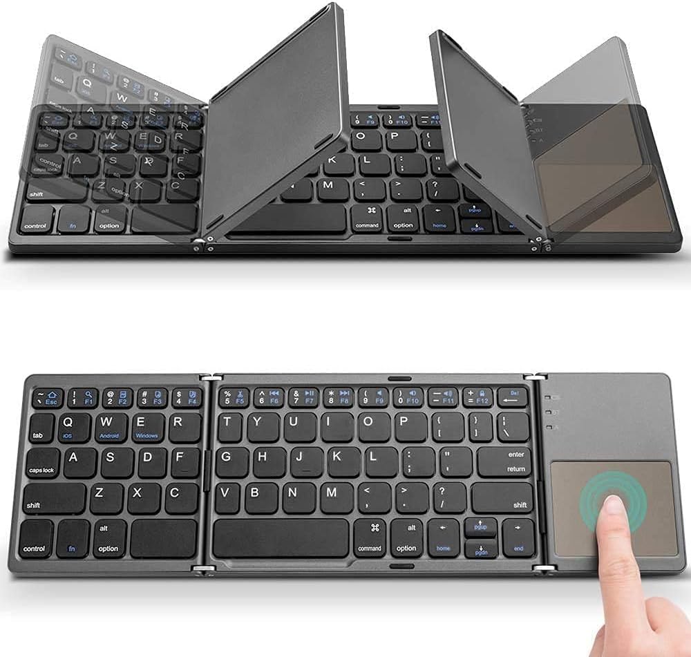 Foldable Wireless Bluetooth Keyboard